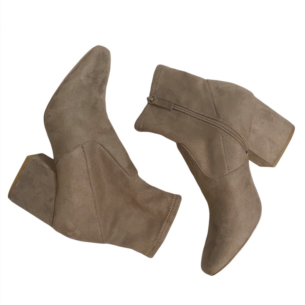 Steve Madden Taupe Iberia Sock Booties